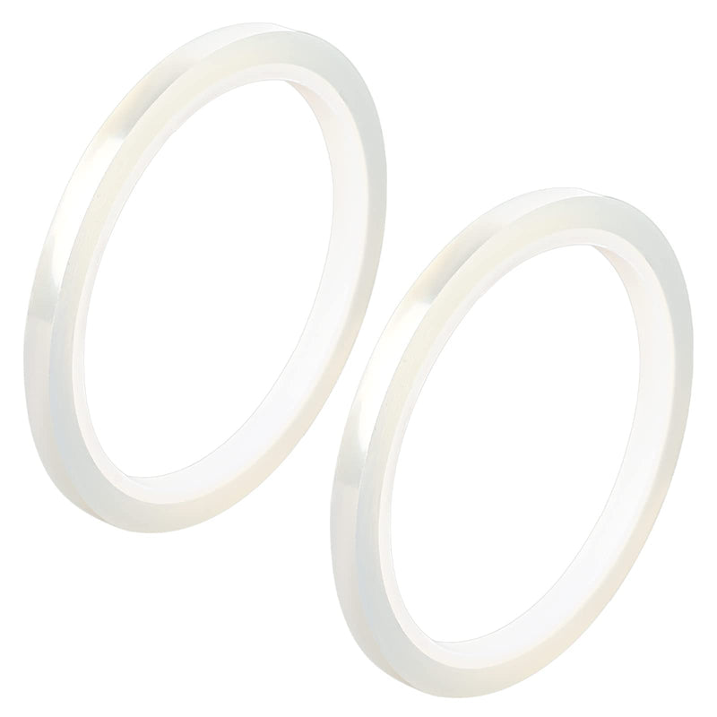 LUTER 2pcs 1/4inch x 36yards Clear Floral Tapes, Heat Resistant Waterproof Flower Arrangement Tape for Bouquets Various Flower Crafts 6mm x 36yards Transparent - NewNest Australia