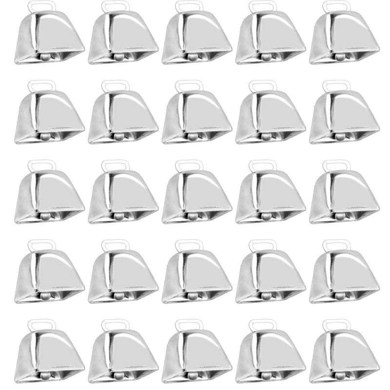 Quacoww 36 Pieces Christmas Jingle Bells Metal Cow Bells Craft Bells Small Bell Mini Bells DIY Bells for Wreath, Holiday Home and Hanging Christmas Wind Chimes Making - NewNest Australia