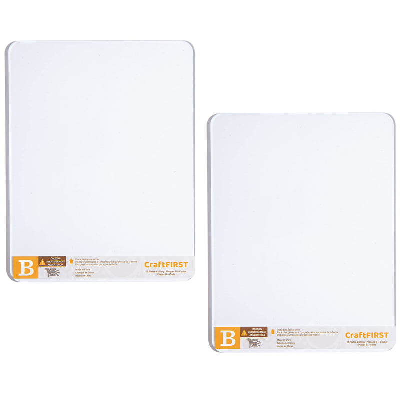 CraftFIRST Plate B for Cuttlebug Die Cutting Machine 5.87X7.75" (2 Plates) 2 Plates - NewNest Australia