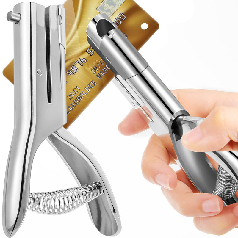 25 Sheet Capacity Heavy Duty Hole Punch Paper Punch Reduced Effort Single Hole Punch 2 Inch Reach Deep Throat Heavy Duty Hand Alloy Long Reach Punch for Paper ID PVC Cards 5 Inch Tall (1/4 Inch Hole) 1/4 Inch Hole - NewNest Australia