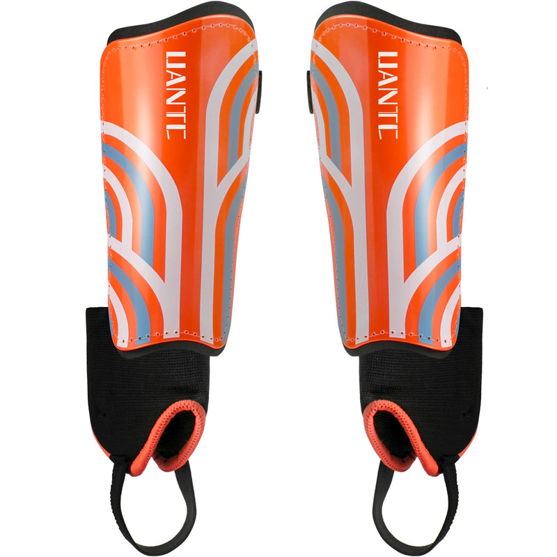 Uantc Shin Guards - Soccer Shin Guards Cushion Protection Reduce Shocks and Injuries - Calf Protective Gear Shin Guards for Kids/Adult - Shin Guards Soccer Youth for Boys/Girls Orange Small - NewNest Australia