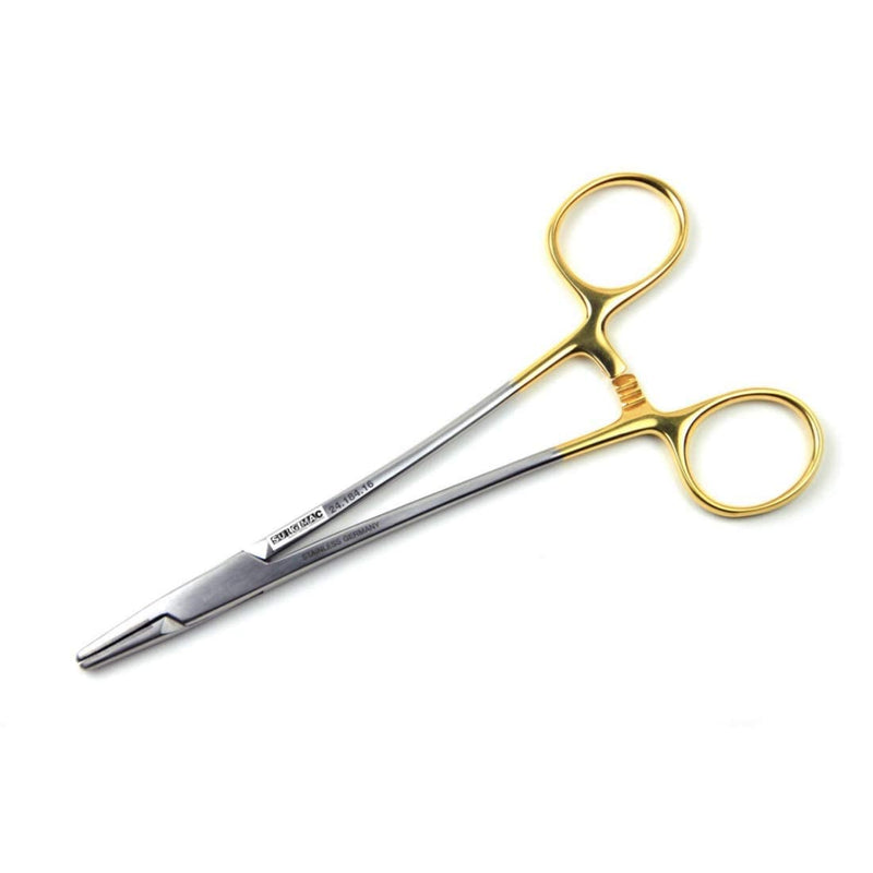 Professional Forceps 5.5" Dental Medical Ortho Surgical Needle Holder Locking Veterinary Suture Restorative | Orthodontic Pliers Instruments CE (Crilewood Needle Holder Forceps TC) - NewNest Australia