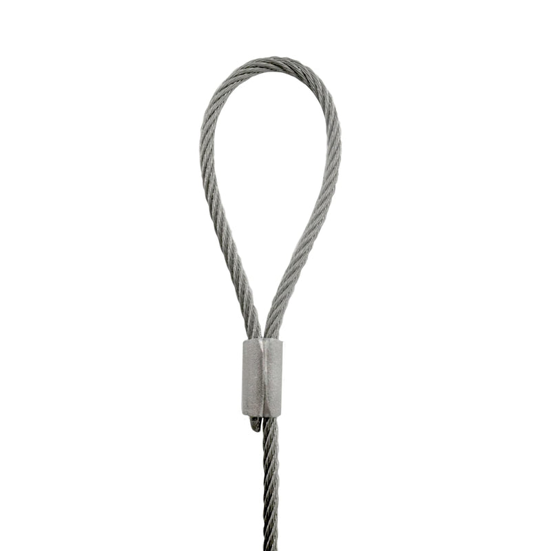 Loop Hanging Steel Cables 72-inch - Supports 25 lbs - 5 Pack - Stainless Steel Braided Wire for Picture Rail Hanging System - NewNest Australia