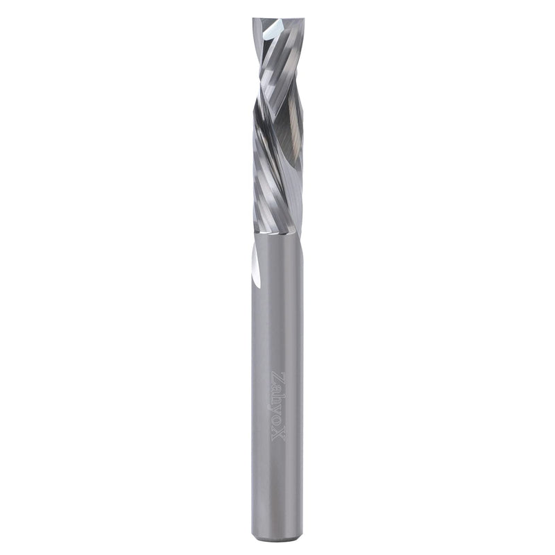 ZahyoX Up Down Compression Spiral CNC Bit, Solid Carbide Straight Router Bit, 1/4" Cutting Dia, 1/4" Shank, 1" Cutting Length, 2-1/2" Overall Length, CNC Router Bits, CNC End Mill Compression - 1/4 SD - 1/4 CD - 1 CL - 2-1/2 OL - NewNest Australia