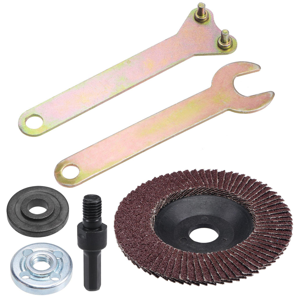 uxcell 4" Angle Grinder Accessories Set, 72 Page Grinding Wheel with Flange Nut and Connecting Rod - NewNest Australia