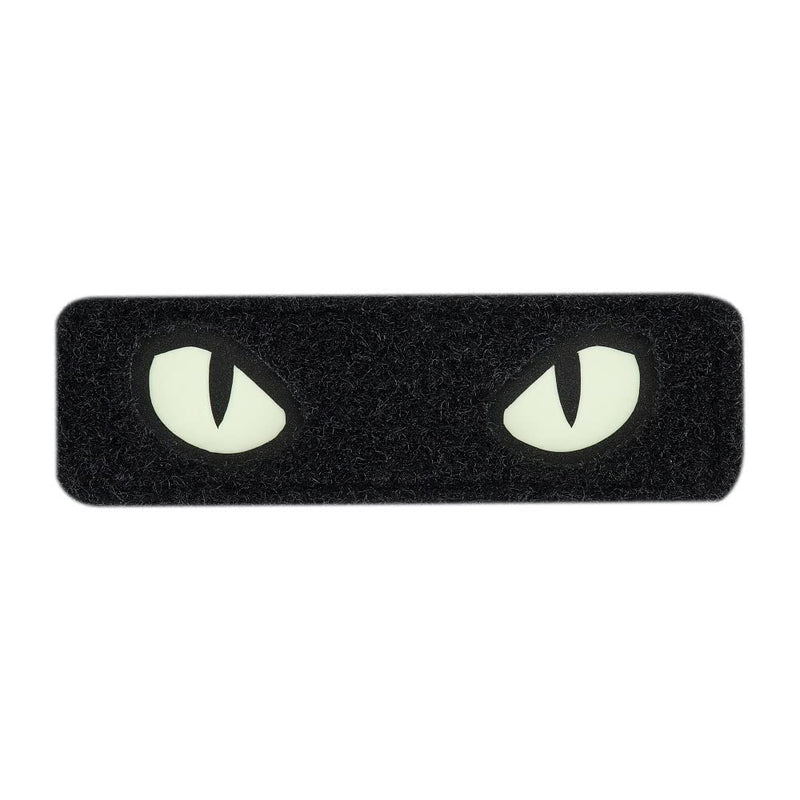M-Tac Cat Eyes Soft Patch - Tactical Morale Patch for Military Gear - Army Combat Hook and Loop Patches Black/GID - NewNest Australia