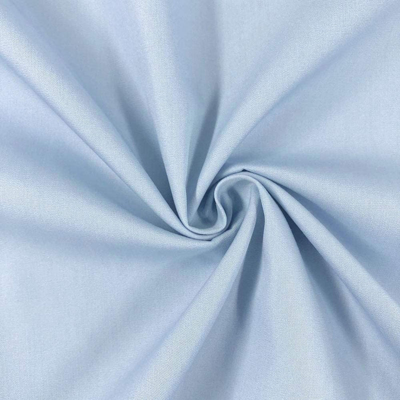 60" Wide Premium Cotton Blend Broadcloth Fabric by The Yard (Baby Blue) 1 Yard Baby Blue - NewNest Australia