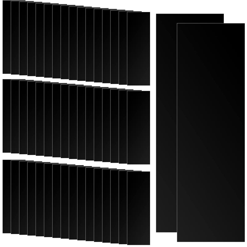 50 Pieces Anti Tarnish Strips Tabs 7 x 2 Inch Silver Tarnish Strips Paper Tabs Silver Jewelry Tarnish Protector Black Anti Tarnish Squares for Jewelry Storage - NewNest Australia