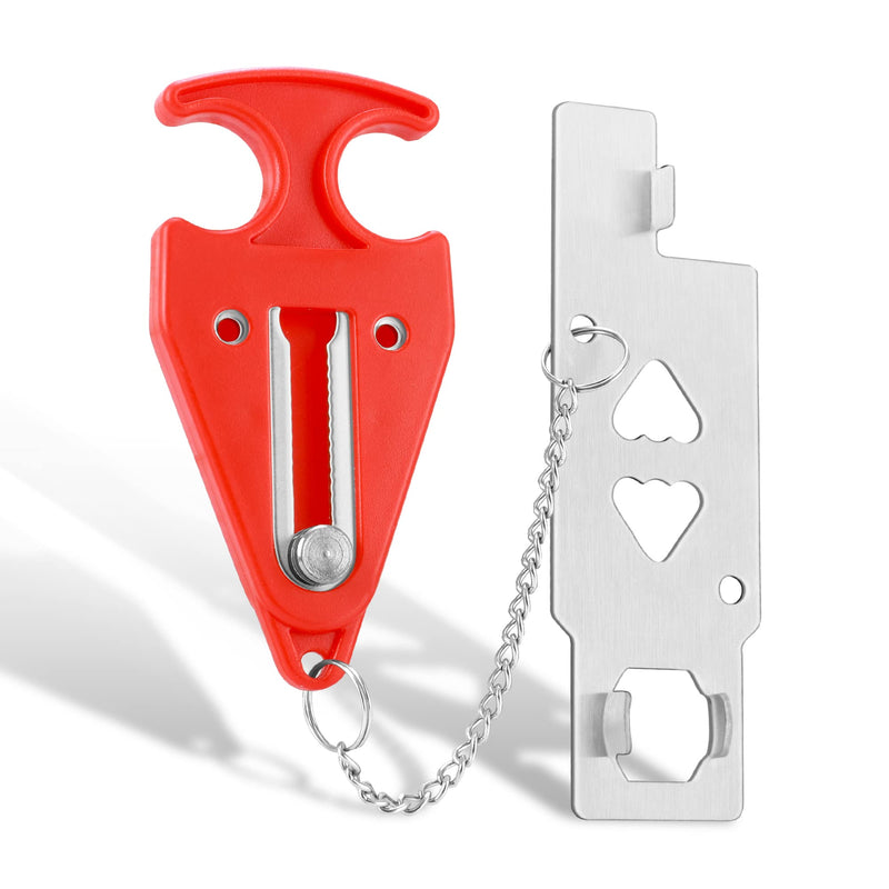 Portable Door Lock Home Security Door Locker Travel Lockdown Locks for Additional Safety and Privacy Perfect for Traveling Hotel Home Apartment College Locker002 - NewNest Australia