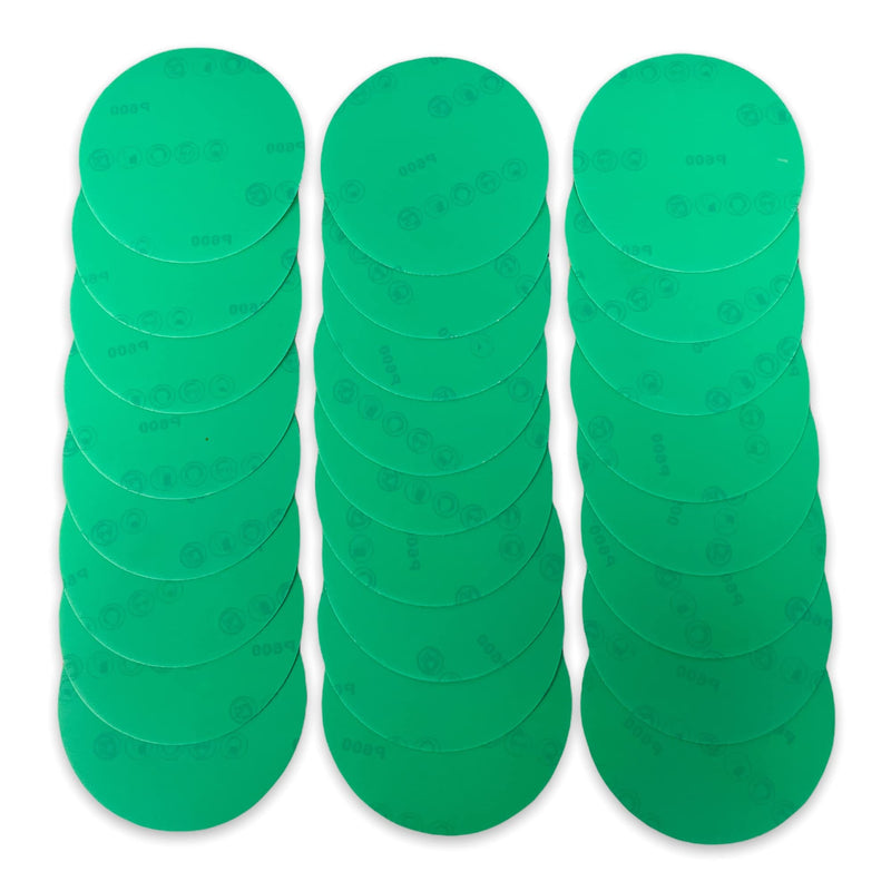 LiME LiNE 6" Waterproof 600 Grit Sanding Discs, Hook & Loop (25pk) - NewNest Australia