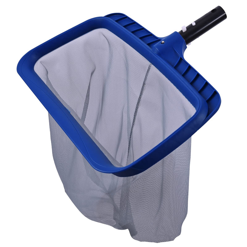 POOLAZA Pool Skimmer Net, Larger Capacity Pool Nets for Cleaning, Easy Leaf Scoop and Debris Removal Pool Leaf Net, Strong Frame Pool Net Skimmer with Durable Deep Net(Blue) Blue - NewNest Australia