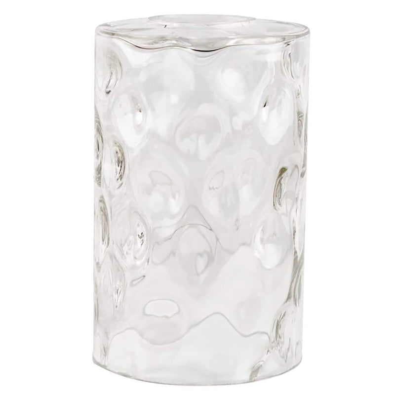Water Ripple Glass Shades Replacements 1-Pack, 1.7In Fitter, 3.9In Diameter, 5.9In Height, Clear Hammered Glass Covers Lampshade Cylinder Globe for Chandelier Islands Bath Vanity Lights Wall Sconces… 1 Pack - NewNest Australia