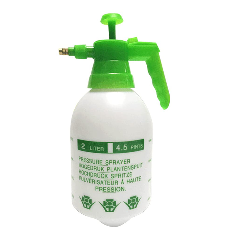 ANPTGHT Garden Pump Sprayer, 0.5Gallon/68oz Hand-held Lawn Pressure Spray Bottle with Safety Value&Adjustable Nozzle for Spraying Weeds/Watering/Home Cleaning/Car Washing(Green) Green - NewNest Australia