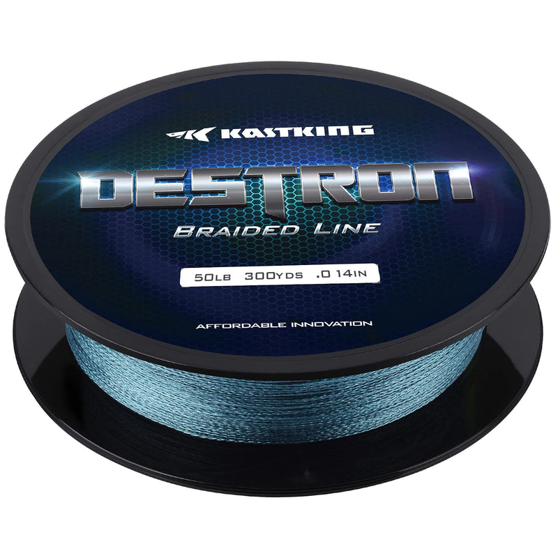 New KastKing Destron Braided Fishing Line, Highly Abrasion Resistant, Improved Knot Strength, Ultra-Thin Diameter Superline, Zero Stretch & Memory, CFT “Color Fast Technology”, 75% Thinner Than Mono Gray 600 yds-15lb-0.2mm - NewNest Australia