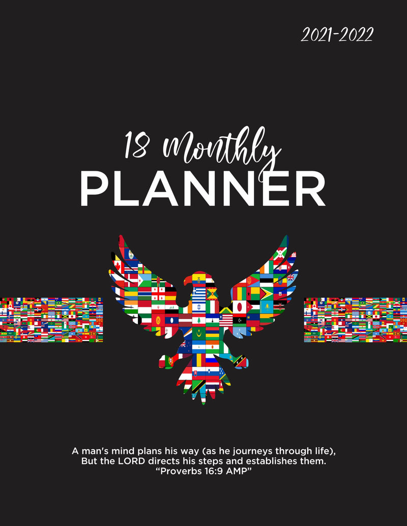2021-2022 Inspirational Planner Includes Encouraging Bible Verses |18 Month Motivation, Goals, To-Do Lists Eagle-Planners - NewNest Australia