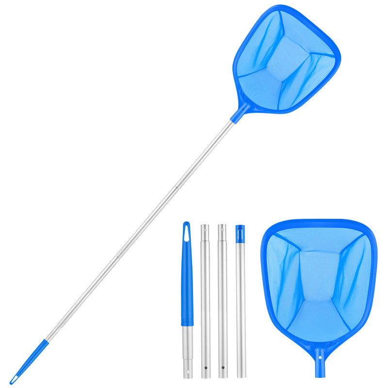 Mowend Pool Skimmer, Pool Net with 4 Sections 57" Detachable Pole, Pool Skimmer net for Above Ground & Inground Swimming Pools, Pool Accessories and Supplies - NewNest Australia