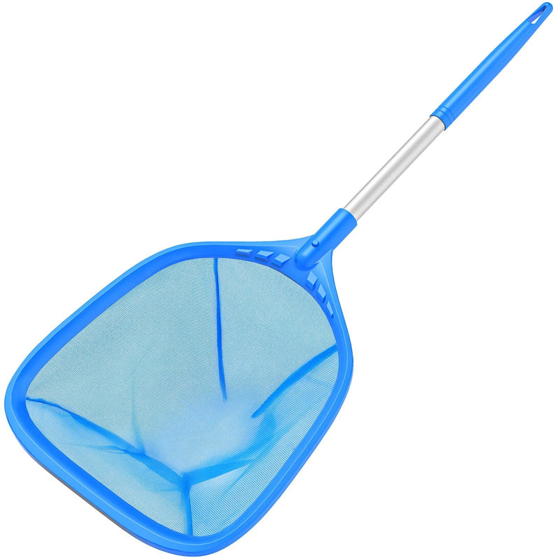 Mowend Pool Skimmer, Pool Net with 15" Pole, 26.8" Hand Skimmer with Pole for Small Swimming Pools, Spa, Hot Tubs, Vinyl Liners, Kids Pools and Fish Ponds - NewNest Australia