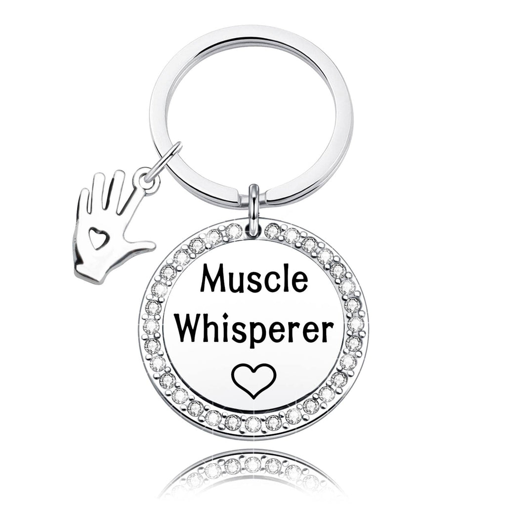 Massage Therapist Gift Muscle Whisperer Keychain Massage Healing Jewelry Massage Therapy School Student Gift Key-muscle Whisperer - NewNest Australia