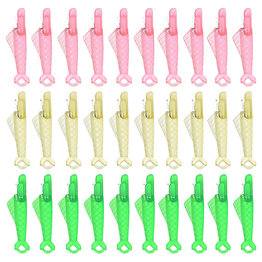 30 Pcs Sewing Machine Needle Threader Fish Type Quick Sewing Threader Embroidery Floss Automatic Sewing Needle Threader Craft DIY Tool - NewNest Australia