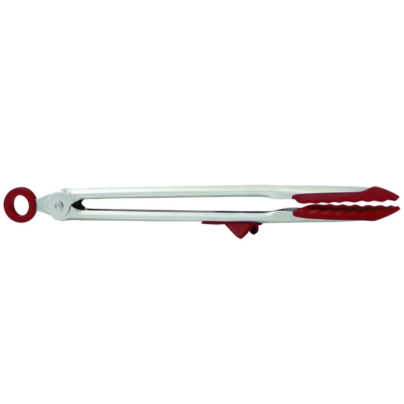 Tovolo Tip Top Tongs, Easy-Grip Kitchen Tongs for Cooking With Silicone Tips, Easy Locking Mechanism, Cooking Utensil With Resting Foot, Heat-Resistant & BPA-Free Silicone Tips - NewNest Australia