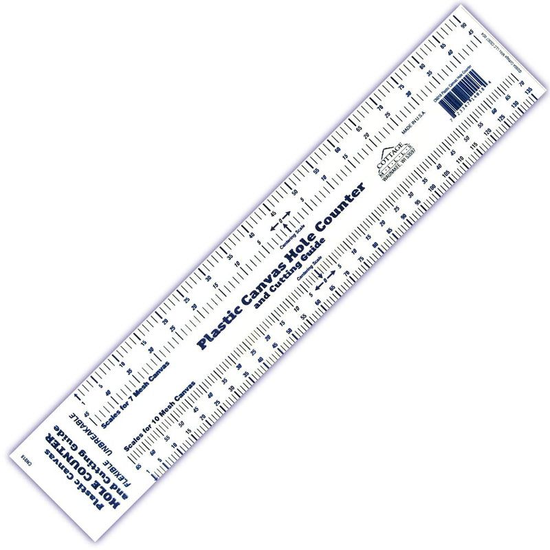 Plastic Canvas Hole Counter Ruler from Cottage Mills - Makes Plastic Canvas Hole Counting Easy - NewNest Australia