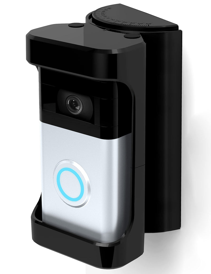 COOLWUFAN Adjustable (35 to 135 Degree) Doorbell Angle Mount, Anti-theft Video Doorbell Mount Compatible with Most Brand Video Doorbell, Easy to Install - NewNest Australia