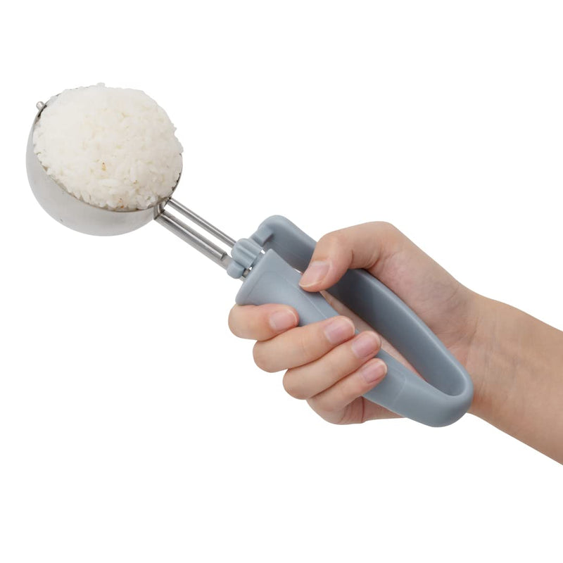 Comfy Grip 3.75 oz Stainless Steel #10 Portion Scoop - with Ivory Ambidextrous Handle - 1 count box - NewNest Australia