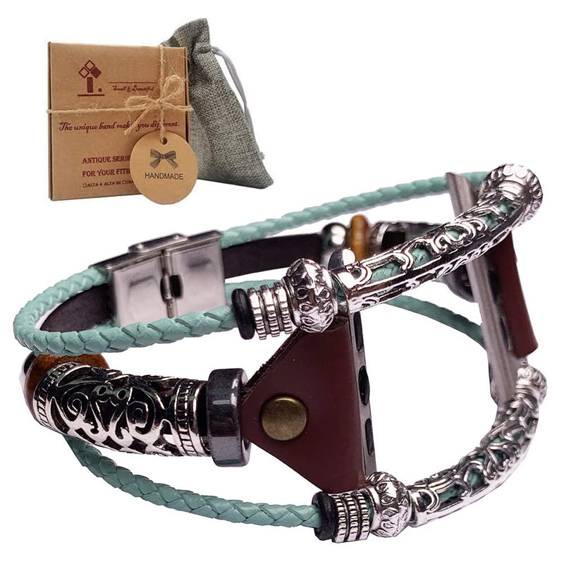 Vintage Jewelry Loop Boho Bands with Box Set for Men Women,Watches Band Compatible with Apple Watch Active Tracker Series 1,2,3 38mm 4,5,6,SE 40mm & Series 7 41mm, Mint Teal Green Turquoise Series 1,2,3,4,5,6,7,SE 38/40/41mm Tiffany - NewNest Australia