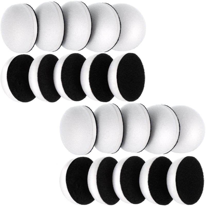 20 Pieces Mini Ink Blending Foams, Round Replacement Foam Pads White Domed Sponge Foam Refills for Card Making Embossing Painting Rendering - NewNest Australia
