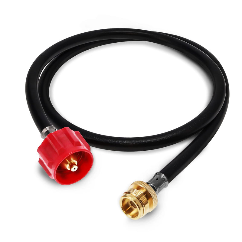 Gas One 4 ft Propane Hose 1lb to 20lb Adapter Hose - 16.4 oz to 20 lb Propane Tank Adapter Hose QCC1/ Type 1 - Allows 5+lb Propane Tanks - NewNest Australia