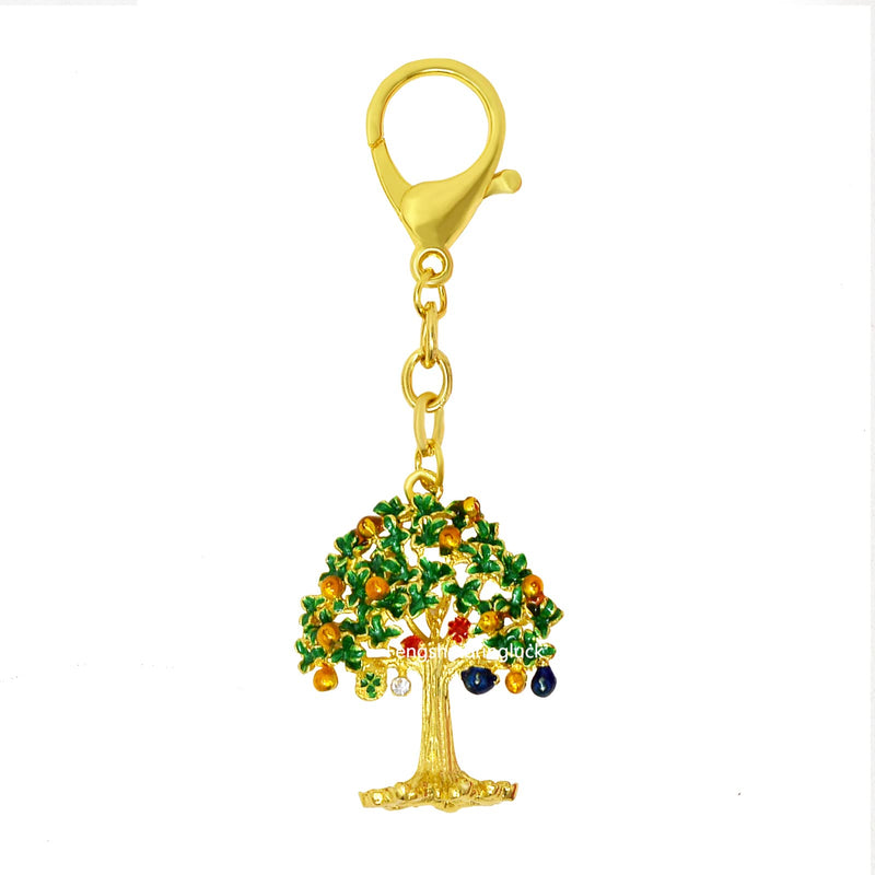 Feng Shui ACTIVATING PROSPERITY TREE KEYCHAIN Good Luck Relieved Life - NewNest Australia