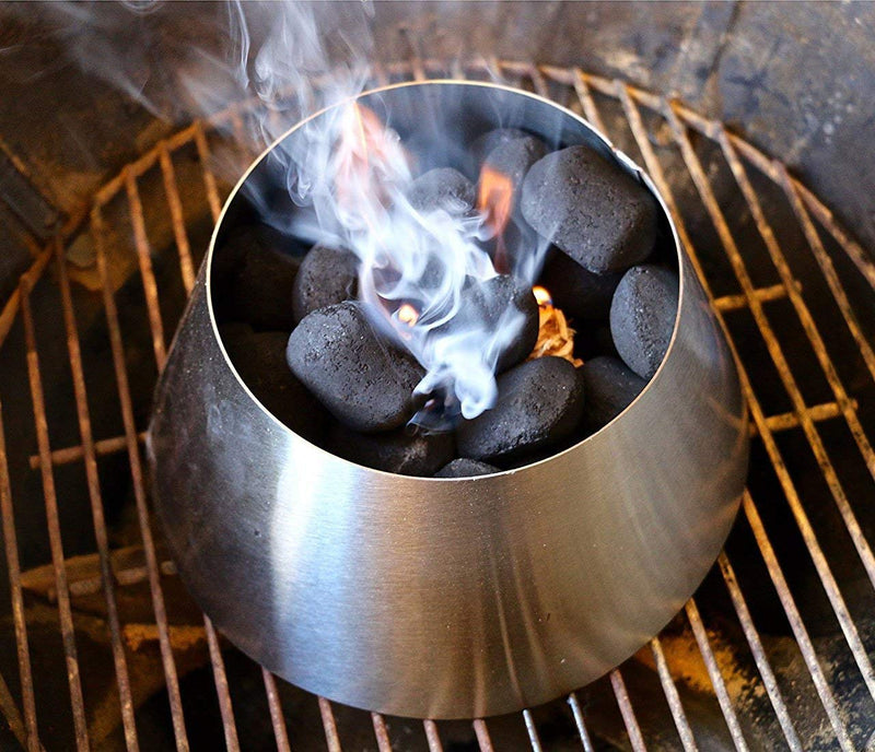 Mydracas BBQ Whirlpool for Weber 22 Kettle Grill Accessories, Stainless Steel Whirlpool Charcoal Grill Accessories Fit Weber Kettle WSM Smoker,L&XL Big Green Egg Grills,Kamado Joe Big Joe Regular - NewNest Australia