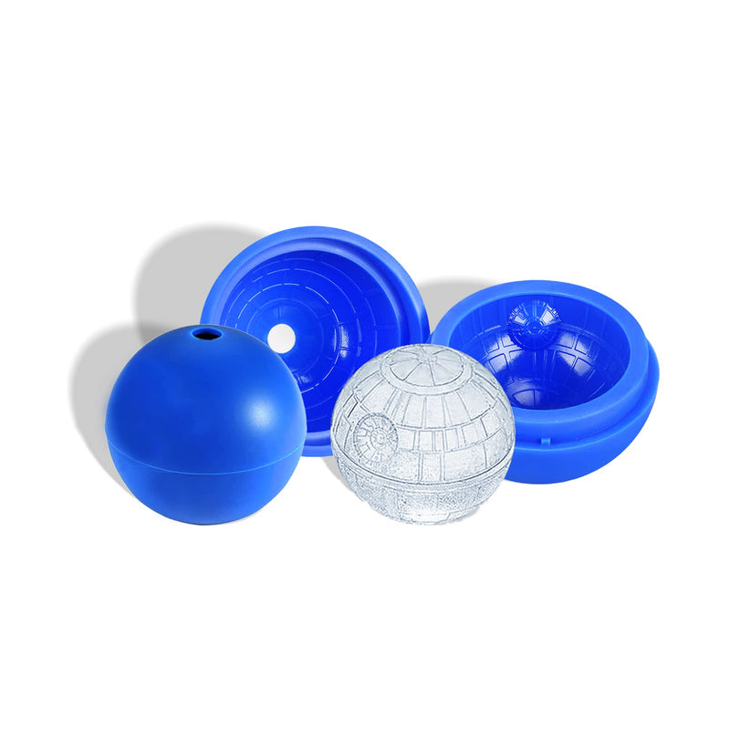 Death Star Ice Cube Mold 2 Packs Large Ice Ball Maker Silicone Ice Mould Tray and Chocolate Maker Tools for Whiskey, Bourbon and Cool Drinks (2) - NewNest Australia