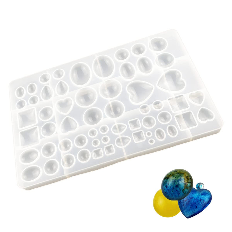 Silicone Resin Jewelry Casting Mold, Resin Jewelry Molds, for DIY Artcraft Project, Crafting, Gift Pendant, Pendant Earrings Making, Large - NewNest Australia