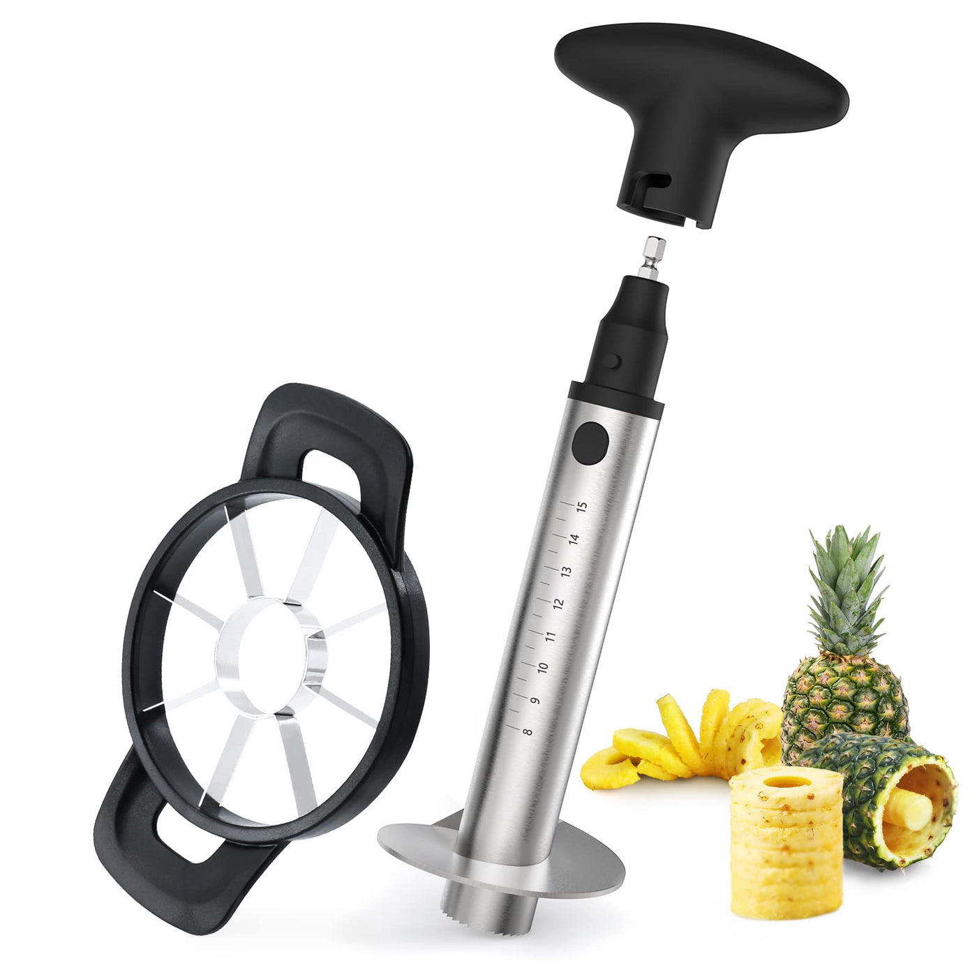 OXO Good Grips 10 1/4 Stainless Steel Pineapple Corer / Slicer