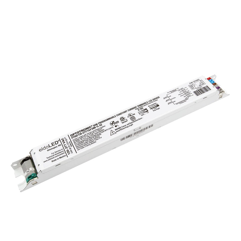 eldoLED *2743X3 OPTOTRONIC Programmable Linear 50 Watts Constant Current LED Driver, 0-10V Dimmable OTi50/120-277/1A4 DIM-1 L G2 120/277Vac (Osram 57452) - NewNest Australia