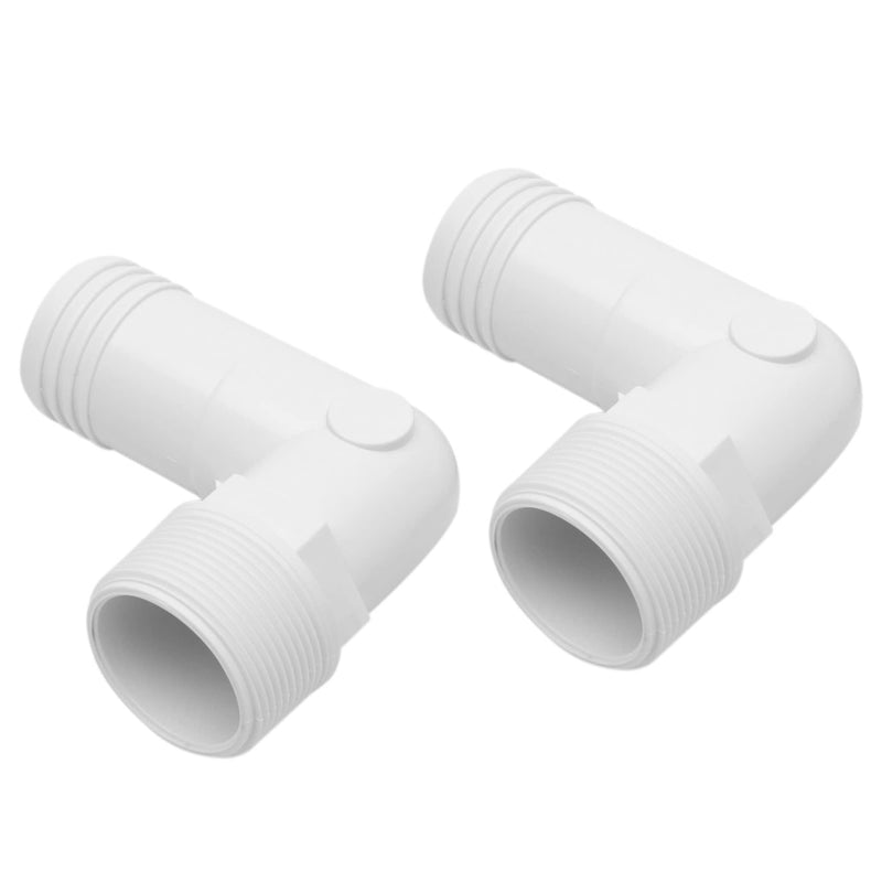 TonGass (2-Pack 1 1/2" MPT by Barb Elbow Hose Adapter Compatible with Hayward Pool Pumps and Filters Replacement Hayward SPX1105Z4 2 - NewNest Australia