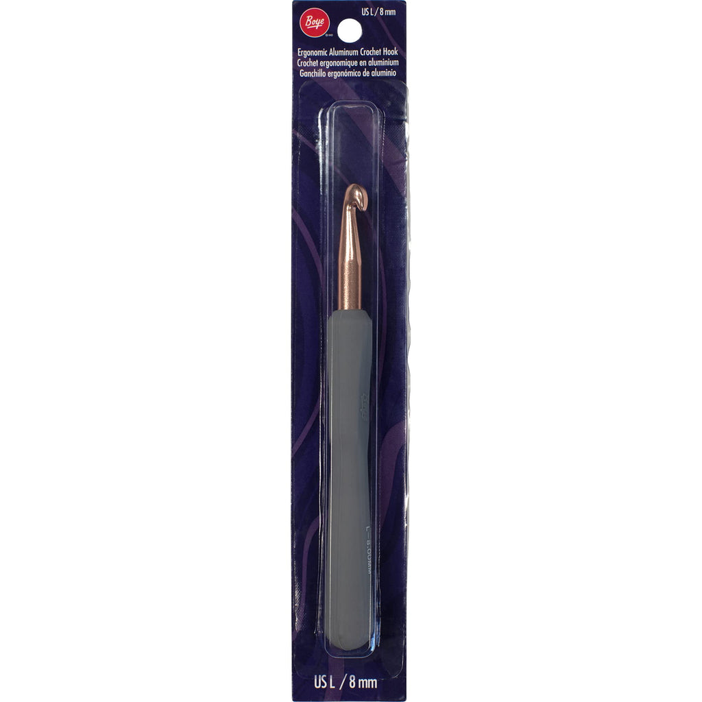 Boye Crochet Hook, Rose Gold/Dark Grey - NewNest Australia