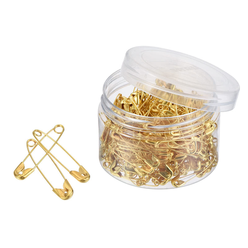 MECCANIXITY Safety Pins 1 Inch Metal Sewing Pins with Box for Office Home Gold Tone 240 Count - NewNest Australia