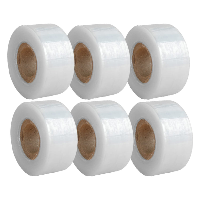 Essilnn Grafting Tape Plant Repair Budding Tape Garden Nursery Moisture Barrier Stretchable Film for Fruit, Floral and Tree, 1-1/5", 395ft, 6 Pack - NewNest Australia