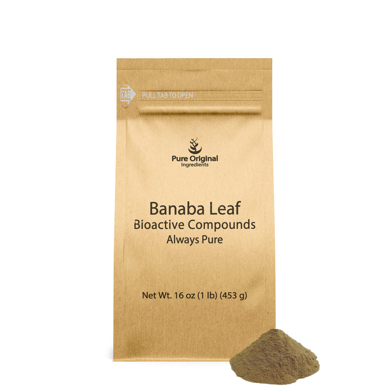 Pure Original Ingredients Banaba Leaf Powder (1 lb) Always Pure, No Fillers or Additives, Non GMO 1 Pound - NewNest Australia