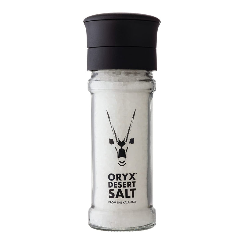 Desert Salt Grinder by Oryx | Ceramic Grinder for Salt | Naturally Organic Gourmet Salt, Unrefined Salt | Kalahari Desert Salt | 100g/3.52 oz. Salt Grinder - NewNest Australia