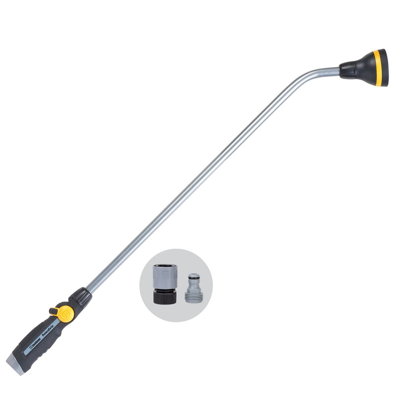 Melnor 65146AMZ RelaxGrip Shower Head Watering QuickConnects 33" Wand, Black/Yellow - NewNest Australia