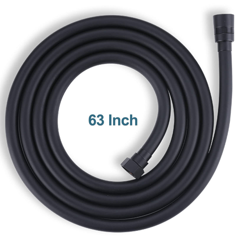Aleasha Shower Hose, Premium PVC Shower Head Hose Extension for Bathing Toilet Cleaning Dogs Bathing 63 Inches Matte Black Handheld Shower Hose 63 Inch - NewNest Australia
