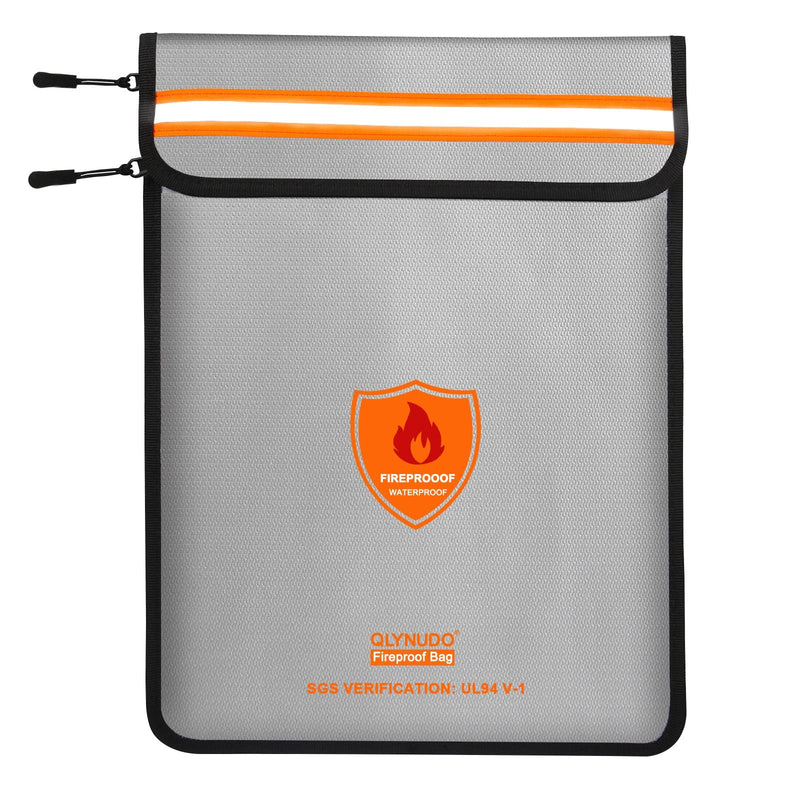 2022 Upgraded Fireproof Bag for Documents (2200℉), Fireproof Money Bag for Cash with Zipper (Reinforced Fire Protection - Aluminum Foil Lining), Waterproof Document Pouch for Valuables - NewNest Australia