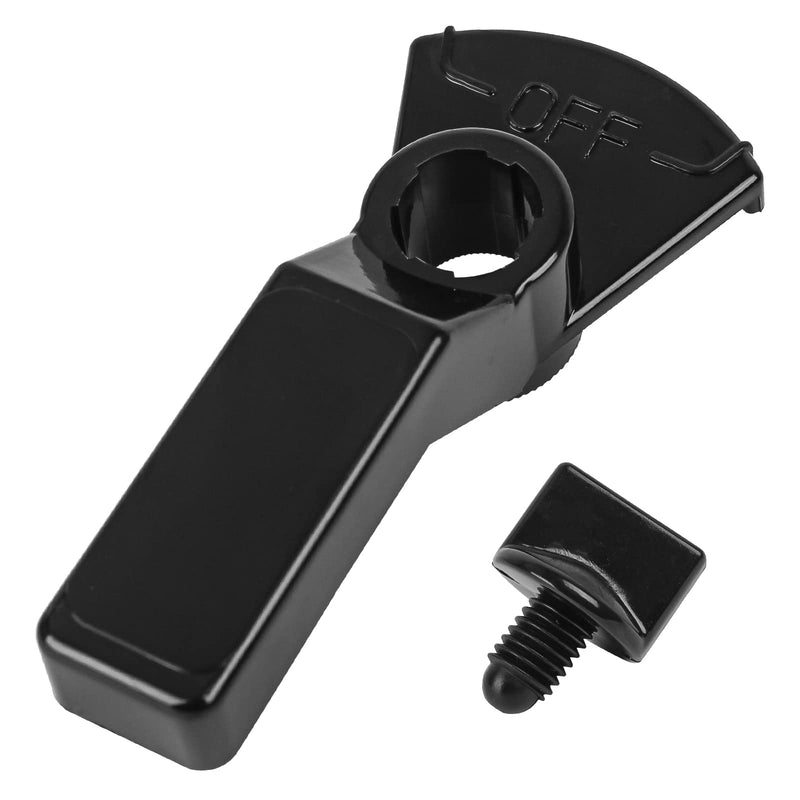 Never Lube Valve Handle R0487200/7433 & Knob 4603/R0486900 Replacement Kit Fits fit for Zodiac Jandy 2-Port/3-Port Valve - Black(1) 1 - NewNest Australia