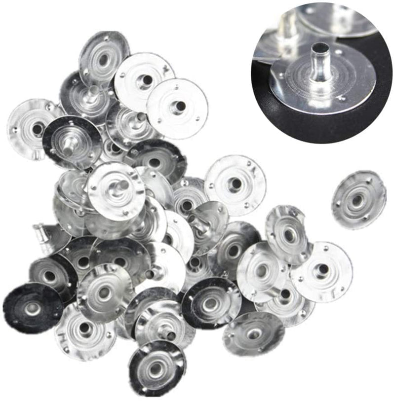 200pcs/12.5mm Candle Wick Base,Candle Wick Tabs Metal,Candle Wick Sustainer Tabs for Candle Making DIY 200PCS/12.5mm - NewNest Australia