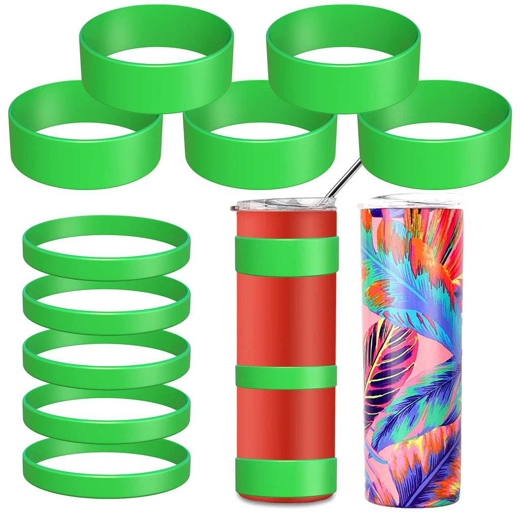 Silicone Bands for Sublimation Tumbler - Elastic Sublimation Paper Holder Ring Bands Prevent ghosting Sublimation Tight-Fitting Heat-Resistant for Tumbler Sublimation Accessories 10 PCS - NewNest Australia