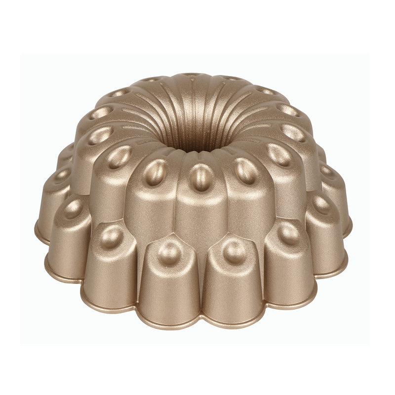 Baker's Secret Bunt Pan 9" Marquise, Extra Thick Cast Aluminum Bundt Cake Pan Baking Pan,2 Layers Non-stick Coating For Easy Release, Baking Supplies- 10cup Cast Aluminum Collection - NewNest Australia