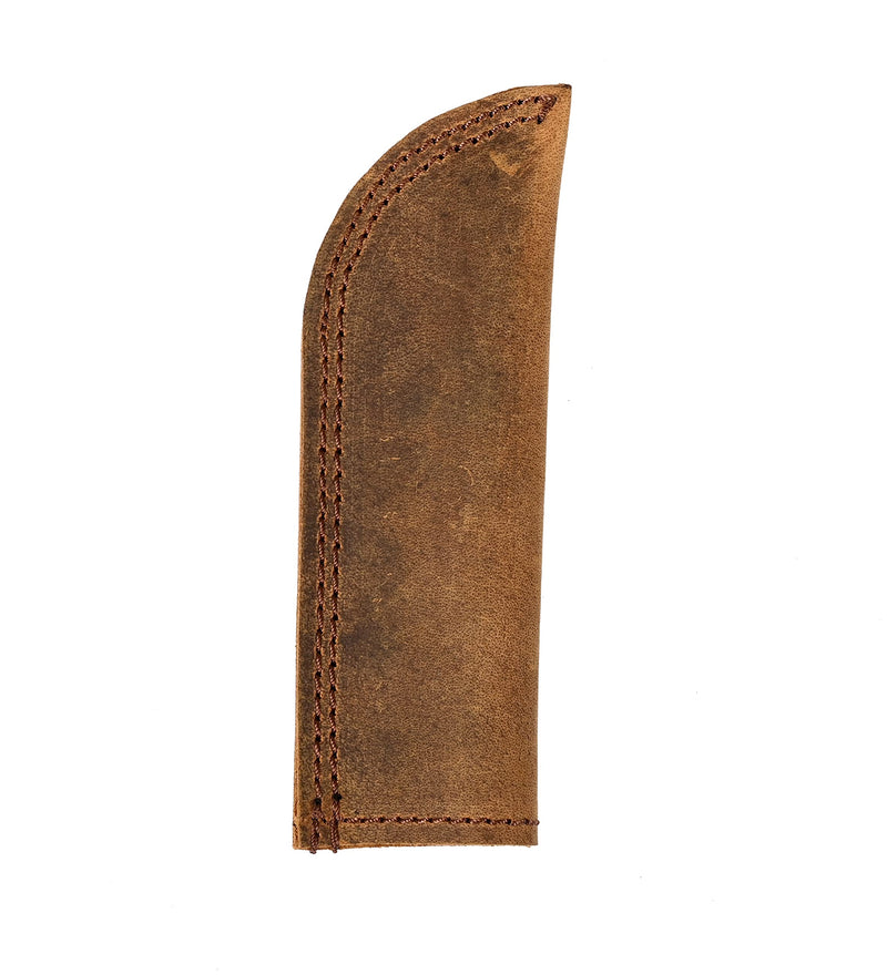 CestAntiQ, Leather Hot Handle, Panhandle Potholder, Heavy Duty Leather Double Stitched, Slides On/Off Easily onto Metal Skillet Grips, Essential Cookware Handmade Includes :: Brown - NewNest Australia